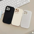 thumbnail image 6 of Solid Color Matte Soft  for iPhone Case (Clear,iPhone 15), 6 of 7