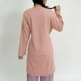 thumbnail image 6 of successthop Lightweight Robes for Women FLeece Fuzzy Loungewear Belted Oversized Winter Sleepwear Solid Bathrobe Pink XL, 6 of 8