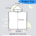 thumbnail image 3 of Kids Hooded Beach Towel, Cartoon Robot Poncho for Boys, Super Absorbent Toddler Bath Towel for 3-8 Years Old, 3 of 4