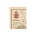 thumbnail image 4 of Historic Map - Murcia Spain - Martin 1911 - Vintage Wall Art, 4 of 4