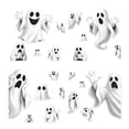 thumbnail image 2 of 4 Pack Halloween Ghost Decorations Halloween Window Clings Scary Spooky for Glass Windows Indoor Home Party Halloween Decor, 2 of 8