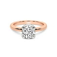 thumbnail image 4 of IGI Certified 6 Carat Round Shape Lab Grown Diamond Engagement Ring | 14K Rose Gold | Mabel Petal Solitaire Diamond Ring | FG-VS1-VS2 Quality Friendly Diamonds, 4 of 7