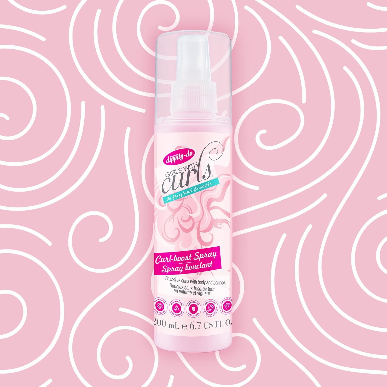 dippity-do Girls with Curls Curl-Boost Spray, 200ml