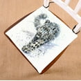 thumbnail image 1 of EREHome Neige Léopard Animaux Faune Lit Coureur Lit Écharpe Lit Décor 20x95 Pouces, 1 of 1