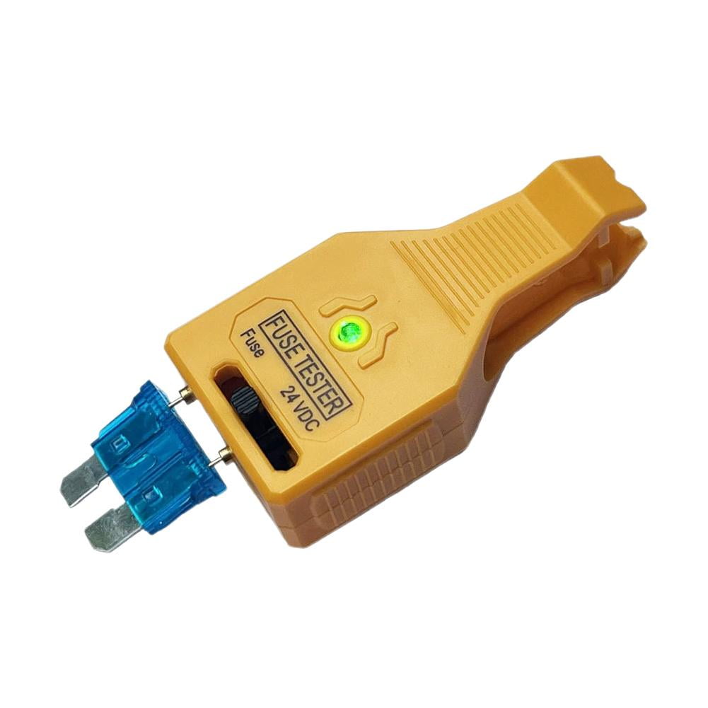 Automotive Fuse Tester and Puller, 24V Multi-Functional Circuit Tester with LED for Mini Standard and Maxi Fuses