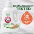 thumbnail image 3 of Detergente líquido para ropa Arm & Hammer Sensitive Skin 5L, 3 of 5