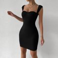 thumbnail image 3 of WILLBEST Vestidos Floreados Para Mujer Vestido Midi De Satén De Verano Para Mujer, Manga Corta, Cintura Con Cómodo Y Transpirable., Elegante, Corte A, Fluido, 3 of 3