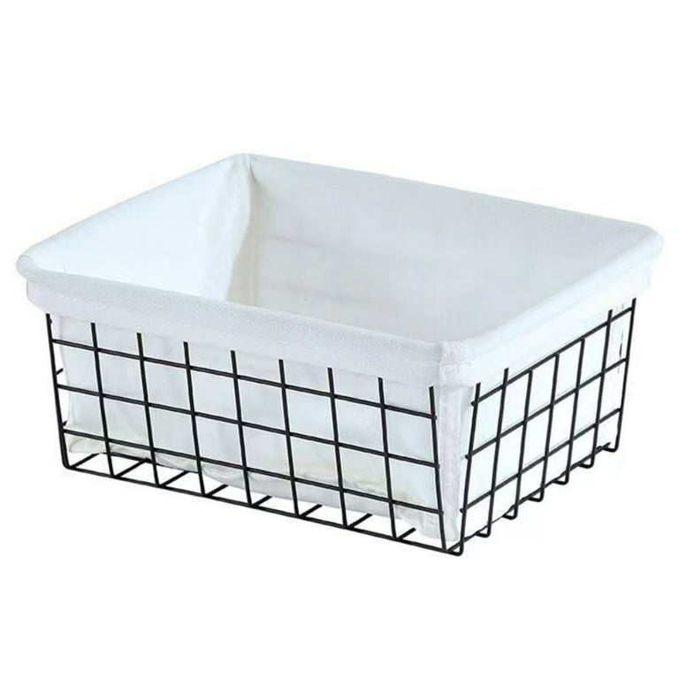 TIEYIPIN Farmhouse Decor Metal Wire Storage Baskets, Wood Base Containers  Organizing Basket Caddy Bin for Kitchen Cabinets, Bathroom, Pantry, Garage,  Laundry Room, Closets - Small - Black (Set of 3) - Yahoo Shopping