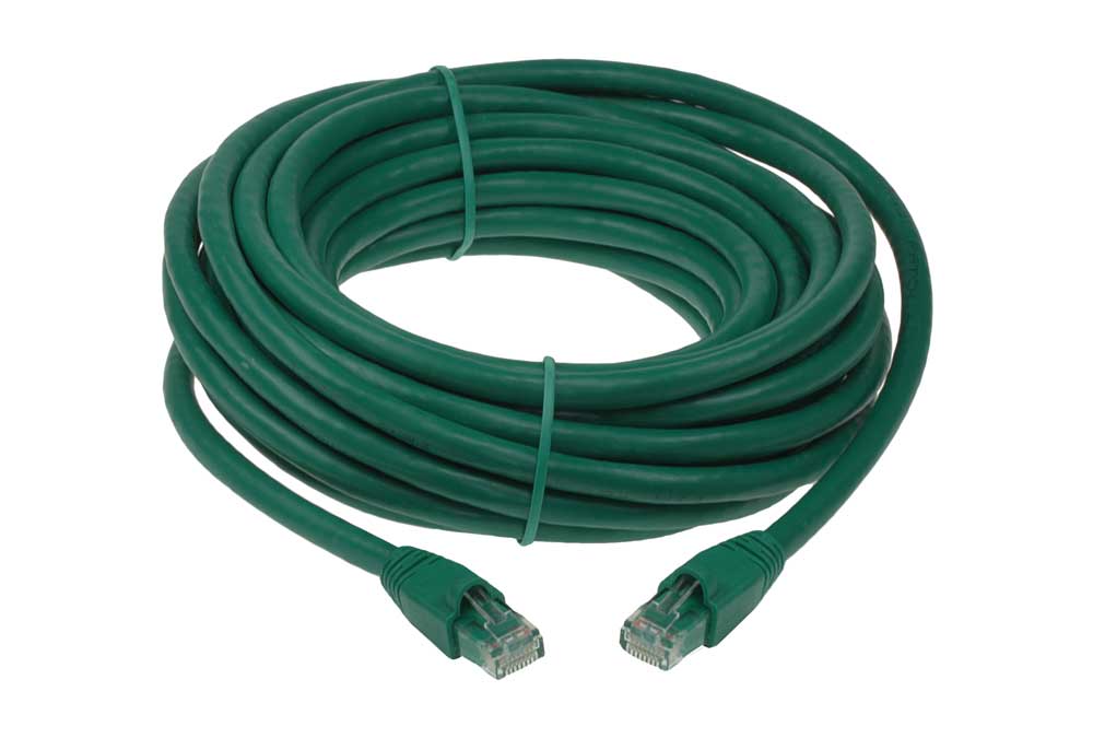 SF Cable Cat6A UTP Cable, 25 feet Green