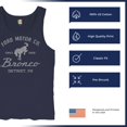 thumbnail image 6 of Ford Motor Co Bronco Detroit MI Tank Top Vintage Truck Since 1966 4x4 Off Road Adventure Classic Car Fan Men's Top, 6 of 7