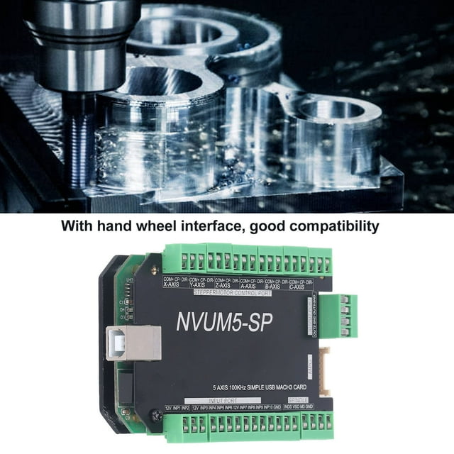 5 Axes CNC Motion Control Board USB Engraving Machine Controller Panel 10 Input 3 Output 18‑32V