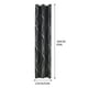 thumbnail image 3 of Cortinas blackout de 63 pulgadas de ancho x 52 pulgadas de alto, juego de panel de cortina, cortinas elegantes para el dormitorio, 3 of 9