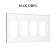 thumbnail image 2 of Maple Leafs Switch Cover Decorative Wall Plate / 4-Gang Screwless / Standard Size 4.5x8 in, 2 of 5