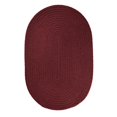 thumbnail image 1 of Rhody Rug S022R036X060 Solid 3x5 Rug Burgundy, 1 of 1