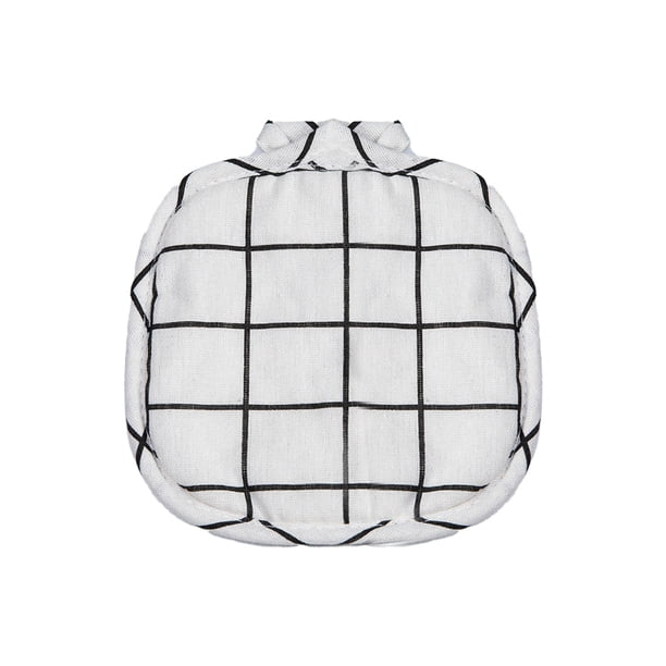 Billuyoard Mantel para mesa, soporte para ollas, manoplas para horno, almohadillas calientes sin rebabas, accesorios para el hogar, herramientas para Mostrada Blanco Billuyoard HA083244-04