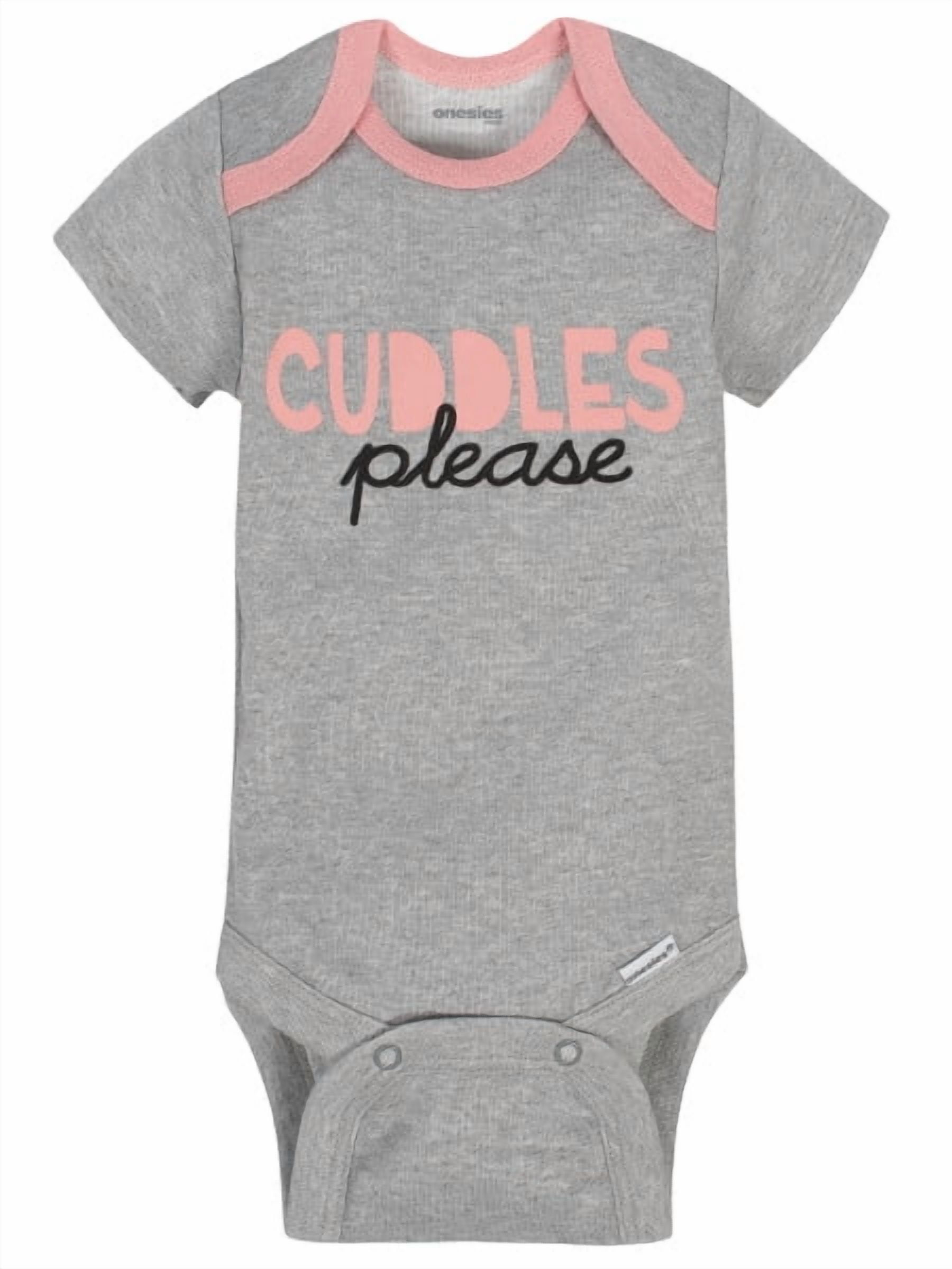 Onesies Brand Baby Girl Bodysuits, 8-Pack, Sizes Newborn - 12 Months