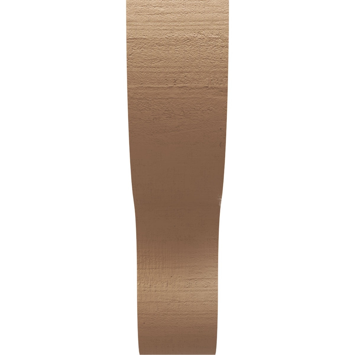 9"W x 36"D x 36"H Thin Greensboro Rough Cedar Woodgrain TimberThane Corbel, Primed Tan