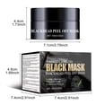 thumbnail image 3 of Pisexur Belleza Maquillaje Mascarilla facial despegable para eliminar puntos negros, mascarilla de carbón para hombres, mascarilla facial purificante y de limpieza profundapara mujeres y hombres, 3 of 9