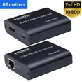 thumbnail image 2 of QJUHUNG 4K HDMI Extender 120M with Loop Audio 1080P HDMI RJ45 Extender 60M over CAT5e/6, 2 of 8