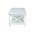 thumbnail image 4 of International Concepts OT08-70C Hampton Table Basse Blanc Pur, 4 of 4
