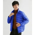 thumbnail image 4 of Wenseny Mens Stand-up Collar Padded Puffer Jacket Thermal Lightweight Outdoor Coat Blue 3XL, 4 of 9