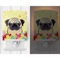 thumbnail image 2 of Caroline's Treasures BB1944CNL Fawn Pug Easter Egg Hunt Ceramic Night Light, 6x4x3", multicolor, 2 of 2