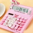 thumbnail image 3 of Calculadora de escritorio, linda calculadora de escritorio, linda calculadora básica estándar, linda calculadora de gato, eficiencia óptima, 3 of 5