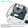 thumbnail image 2 of GREENCYCLE 10PK Compatible for DYMO D1 45012 12mm 7m Red on Clear Label Tape for LabelManager LabelPoint LabelWriter Label Maker, 2 of 7