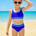 thumbnail image 6 of THSXS Girls Swimsuit Toddler Swimsuit Girl Girls Tankini Swimsuit 2 Piece Bathing Suits For Girls Swim Tank Top And Bottoms, 6 of 9