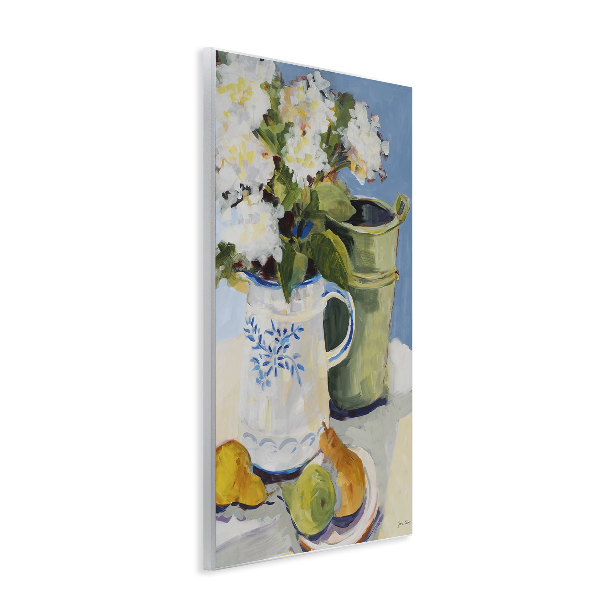 Stupell Industries Pitcher of Flowers Still Life Wall Plaque Art, design by Jane Slivka