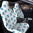 thumbnail image 2 of Uemuo Cartoon Poodle Dog Pattern Car Seat Covers for Front Seats Waterproof Seat Covers for Cars, Universal Auto Front Seats Protector Fits for Car-1, 2 of 6