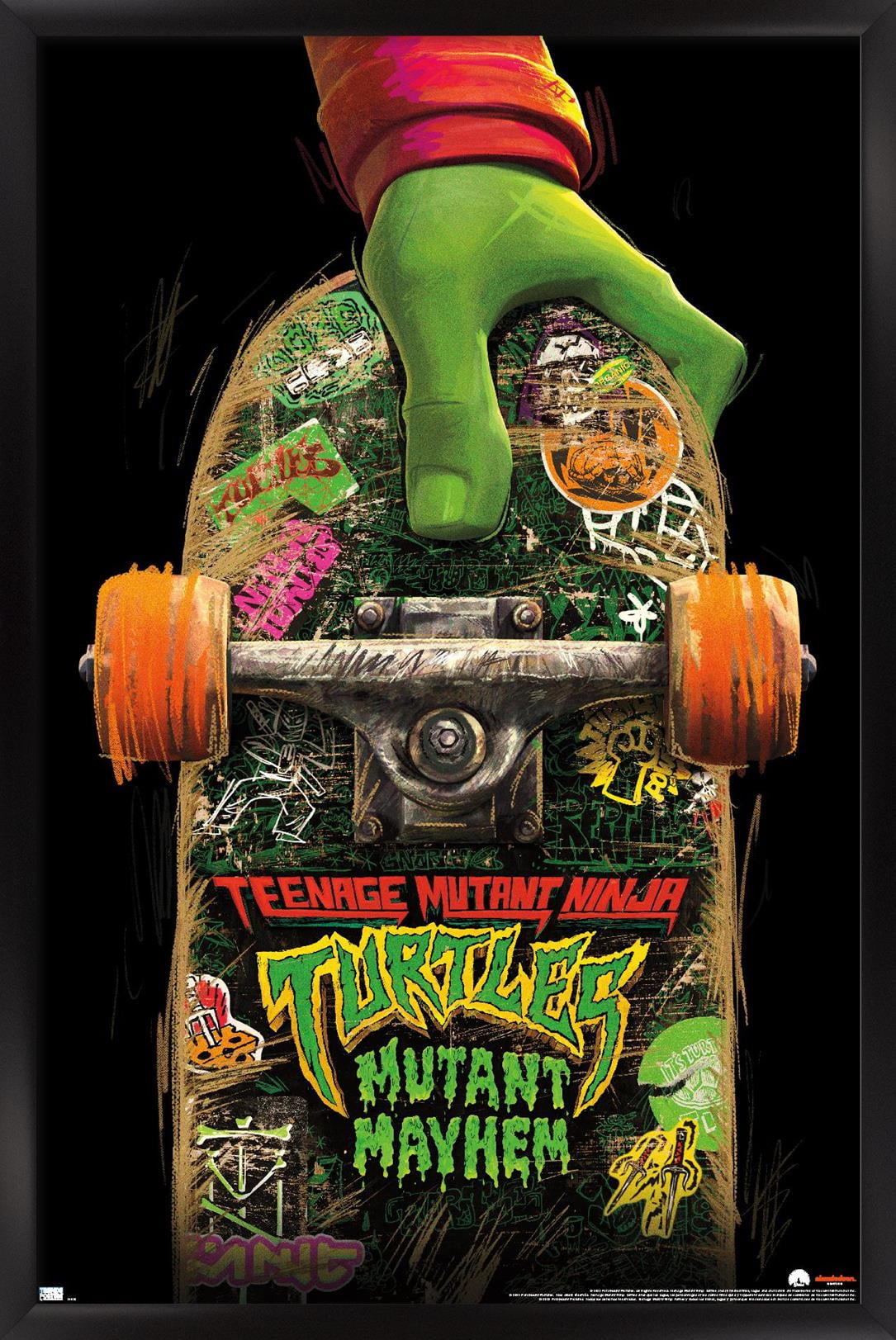 Teenage Mutant Ninja Turtles Mutant Mayhem Skater Mikey Art Design