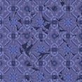thumbnail image 1 of Ahgly Company Machine Washable Indoor Square Transitional Light Slate Blue Area Rugs, 5' Square, 1 of 7