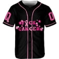 thumbnail image 3 of Lotusprinthandmade Personalized Breast Cancer Warrior Unisex Baseball Jersey XS-5XL Multicolor, 3 of 5