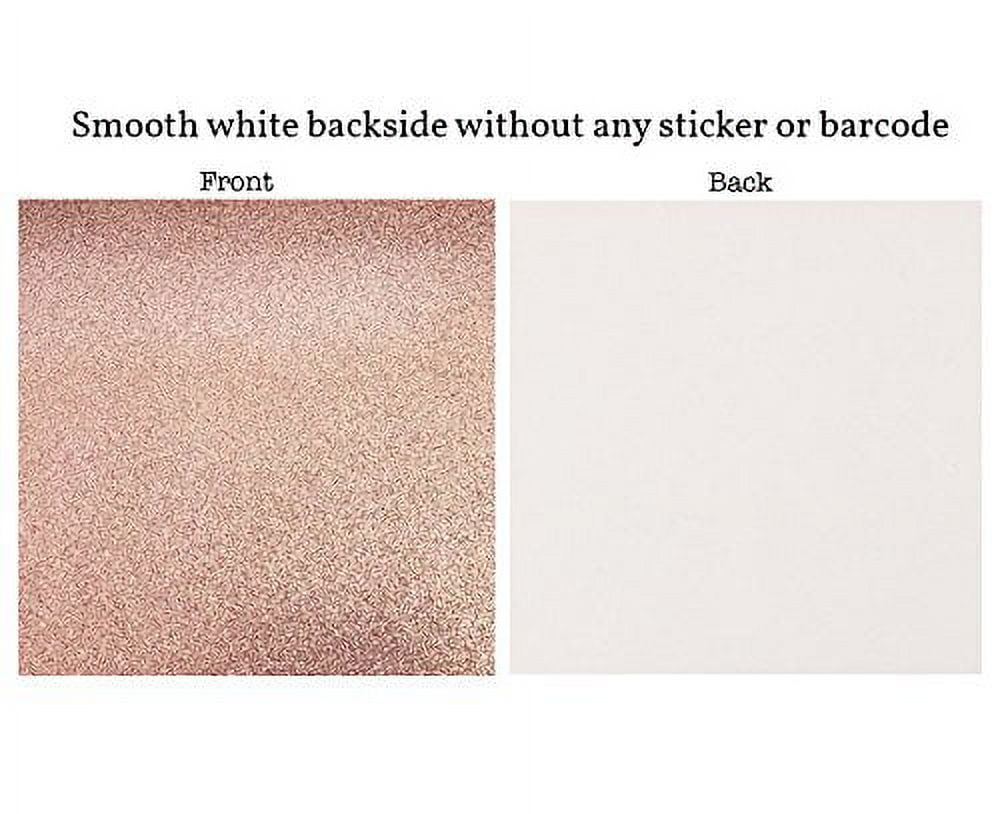 Crafasso 12" x 12" 300gms heavy & premium cardstock, 15 sheets, rose gold