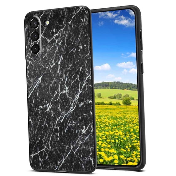 Dark-Marble-211 Phone Case, Degined for Samsung Galaxy S21 Case Men Women, Flexible Silicone Shockproof Case for Samsung Galaxy S21