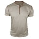 thumbnail image 4 of Tops para hombre, blusas y camisas de manga corta con cuello redondo para hombre, blusa informal de moda con botones y parches lisos, blusa de manga corta para hombre, blusa de poliéster para hombre, 4 of 6
