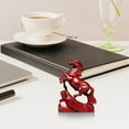 thumbnail image 5 of Exquisite Solid Wood Horse Sculpture Ornament, "Horse To Success" Handicraft, Elegant Living Room Office Shelf Decor, Unique Gift for Housewarming and Business Occasions, 3.1in/8cm, Red, 5 of 7