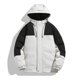 thumbnail image 1 of Puntoco Abrigo Acolchado De Algodón Con Capucha Y Bolsillos A Juego Con Cordón Para Hombre, De Talla Grande, Para Prevención Del Agua, 1 of 5