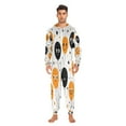 thumbnail image 2 of IAUYY Unisex Adult Onesie Pajamas Ultra-Soft Crystal-Soft Fabric, Halloween Adult Onesie Pajamas Adults,With a Zipper Plus Size Onesie Pajamas, Dotted with Stars All Around, 2 of 7