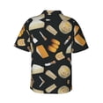 thumbnail image 3 of French Cheese France Food Picnic Hawaiian Shirts For Men, Summer Short-Sleeve Relaxed-Fit Button-Down Shirts Small, 3 of 9