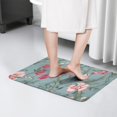 thumbnail image 4 of Pioneer Flower Floral Print Flannel Non Slip Door Rugs,Washable Door Mats Indoor,Decorative Door Mats,Dirt-Resistant and Absorbent Doormat for Entrance,Bedroom,Kitchen,Bathroom,31.5"x17", 4 of 4