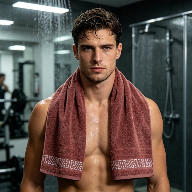 Toalla de Baño Grande de Algodón: Suave, Súper Absorbente y Ligera para Un Secado Rápido, Ideal para Viajes, Gimnasio y Uso Diario.
