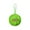 Green, variant on Christmas Lime Green Furry Ball Ornaments with Pattern, Soft Long Fabric Balls Pendant with Rope, Christmas Tree Hanging Decorations for Home Party Mantel Wall Decor(E)
