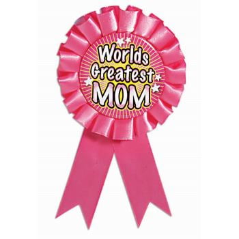 AWARD RIBBON-WORLD'S GREAT.MOM 12 PACK