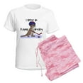 thumbnail image 6 of CafePress - I Otter Be Playing Hockey Women's Light Pajamas - Women's Short Sleeve Print T-Shirt and Pants Light Cotton Pajama Set, 6 of 7