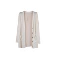 thumbnail image 1 of Qarigey Abrigo de moda chal de punto chaqueta de verano exquisito regalo dulce lavable ropa de mujer mano de obra fina cárdigan suelto Abrigos y chamarras Blanco Qarigey AP013515-01, 1 of 6