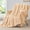Blush Sand, variant on WYSHOP Ribbed Fleece Throw Blanket for Couch, Light Green, 50"x60" | Ultra-Soft Plush Fleece, Warm Yet Lightweight, Ribbed Texture, Home Decor, Machine Washable, Giftable, All-Season Use