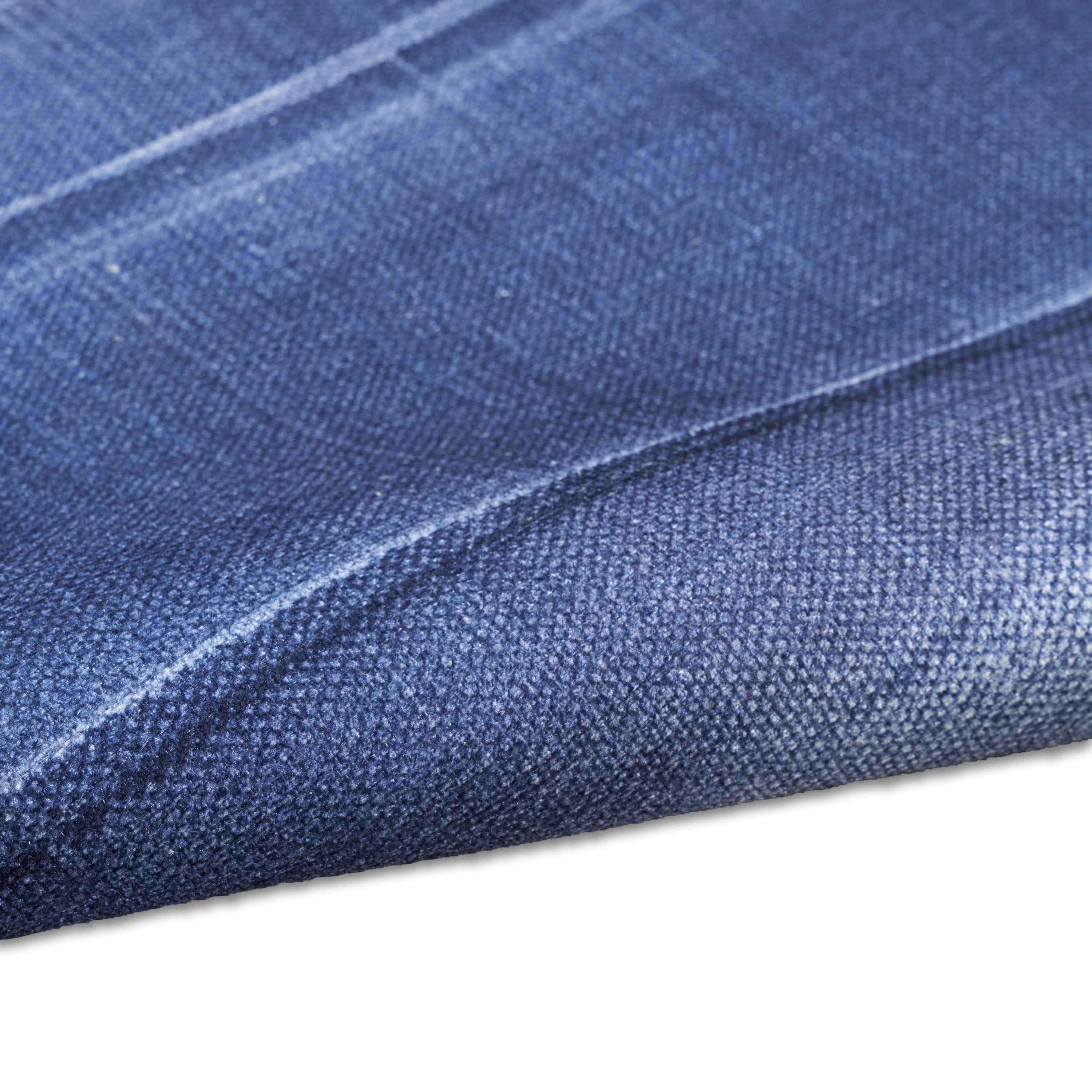 Calvin Klein Launder Abstract Navy 2'2" x 7'6" Area Rug (2x8)