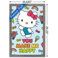 thumbnail image 3 of Hello Kitty - Happy Wall Poster, 14.725" x 22.375", Framed, 3 of 3